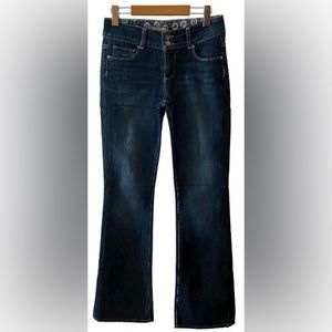 PAIGE Premium Denim "Hidden Hills" High Rise Boot Cut Blue Jeans Size 26